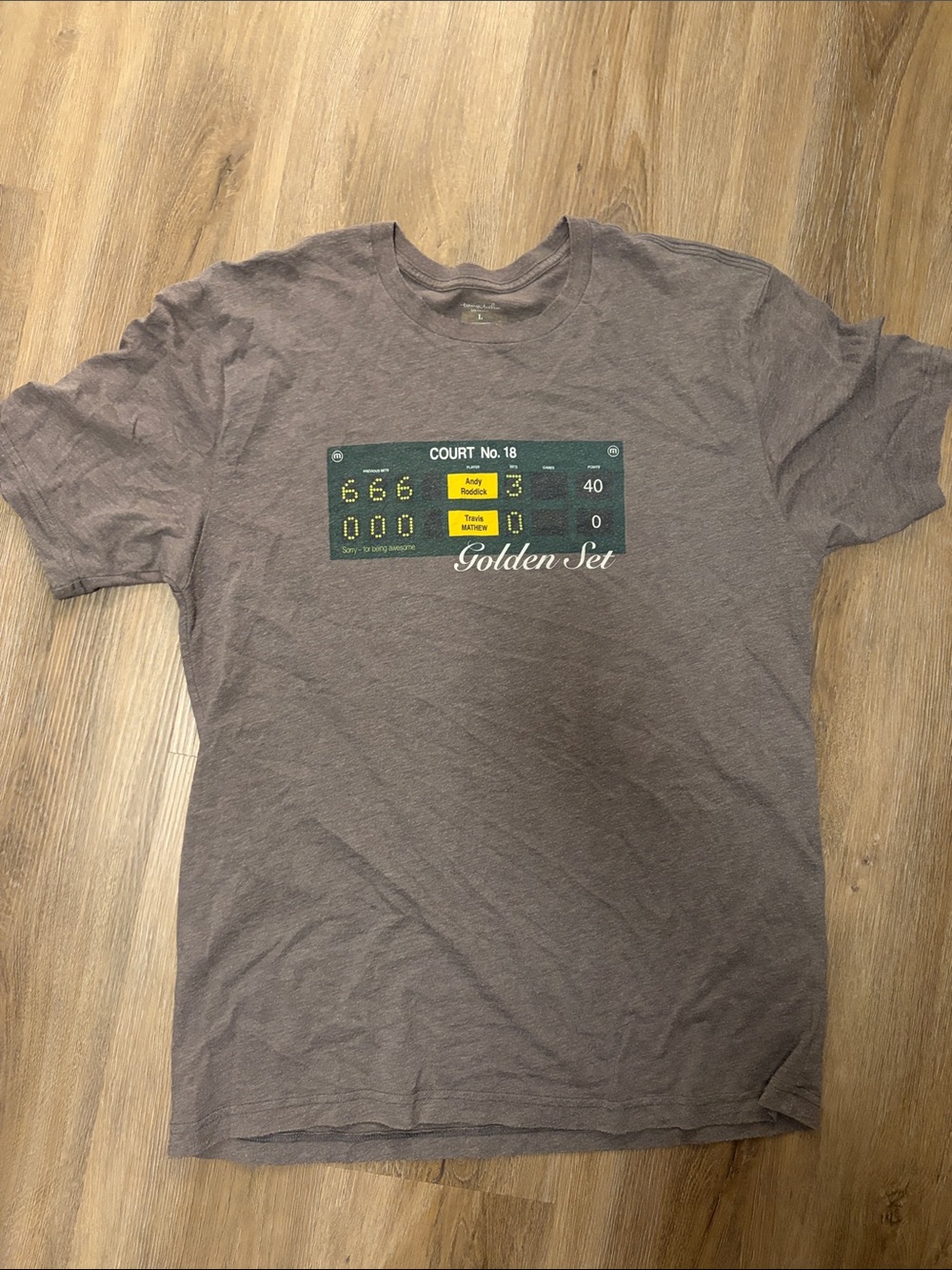Men's Graphic Tee in Gray